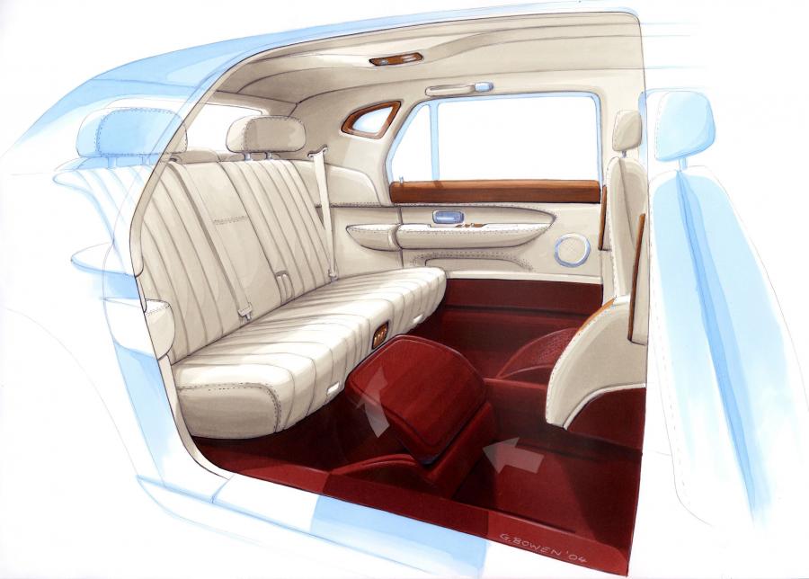 Эскиз Bentley Arnage Limousine 2005 года  (фото 3 из 20)